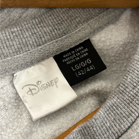 Disney Gray Holiday Sweatshirt with Mickey and Pluto - Picture 4 of 4